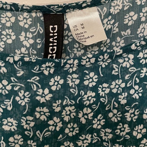 DIVIDED Floral Tank - Size M - Picture 2 of 2